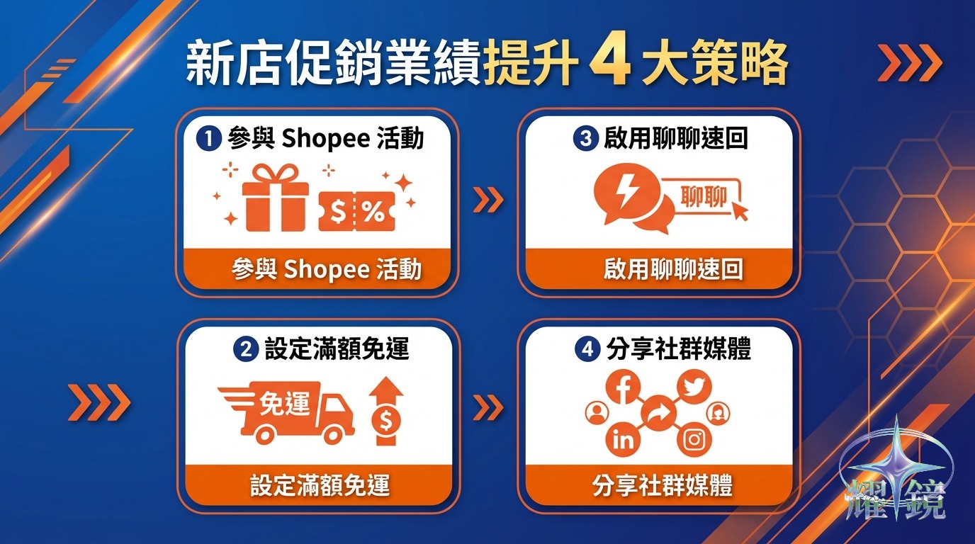 蝦皮新店行銷策略圖解
